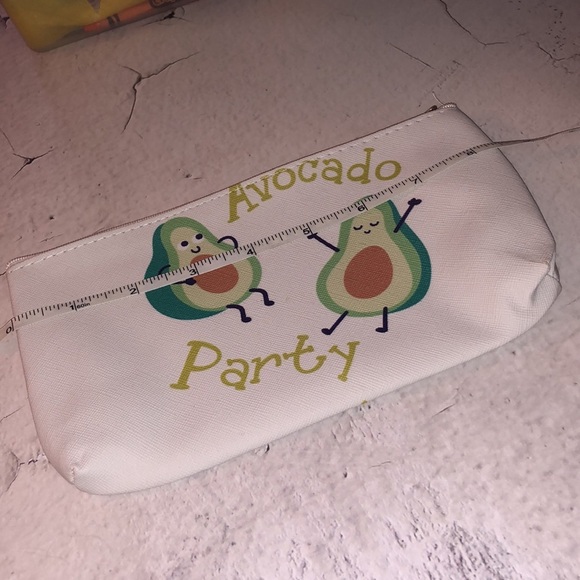 Avocado Party Make Up Bag, NWOT - Picture 4 of 5